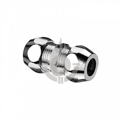 Концевик для жесткой трубки TIM прямой (цан-цан) 3/8" x 3/8" [10/200]